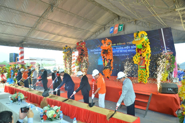 Khởi công Tổ hợp Giáo dục - Trí tuệ nhân tạo quy mô lớn của FPT tại Bình Định