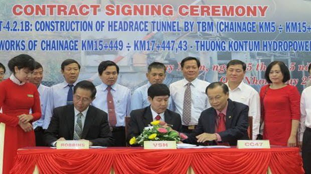 1.400 tỷ đồng thi công hầm thủy điện Vĩnh Sơn-Sông Hinh bằng công nghệ không gây tiếng nổ