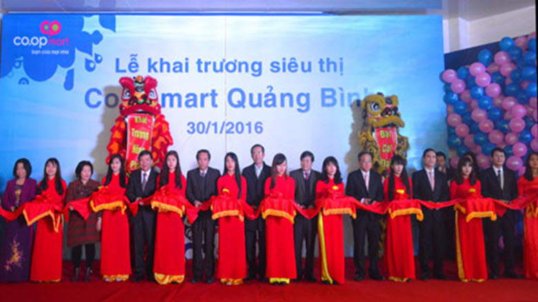 Khai trương Siêu thị Co.opmart Quảng Bình 