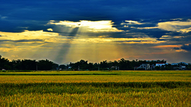 ビンディンの空のカラフルな瞬間