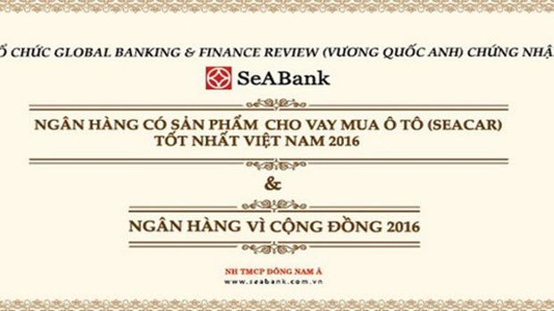  SeABank lần thứ năm nhận giải thưởng quốc tế