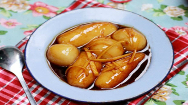 Bánh ngõa phủ đậu xanh và bánh trùng mật mía ở Vĩnh Phúc