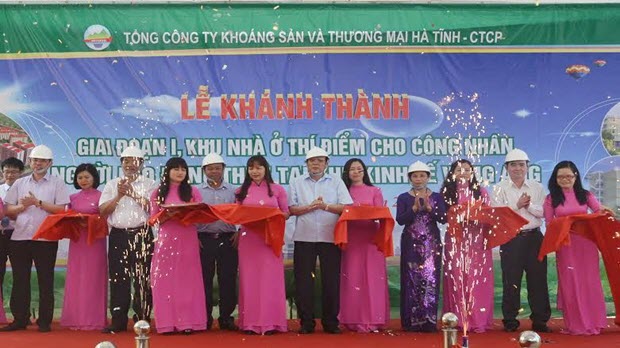 Khánh thành Dự án nhà ở công nhân tại KKT Vũng Áng