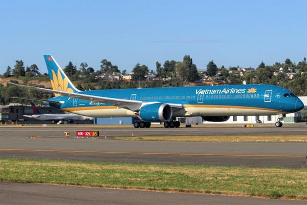 Việt Nam khai thác chuyến bay thẳng thường lệ đầu tiên đến Mỹ