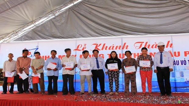  Khánh thành Nhà máy đóng tàu vỏ thép đầu tiên tại Quảng Nam