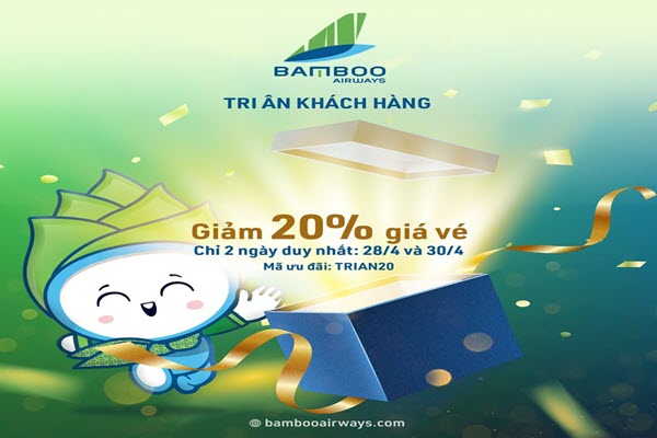 Bùng nổ đại tiệc tri ân cùng Bamboo Airways vi vu khắp chốn 
