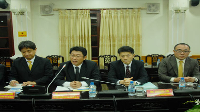 Lãnh đạo tỉnh tiếp và làm việc với đoàn doanh nghiệp tỉnh Fukushima và Ibaraki (Nhật Bản)