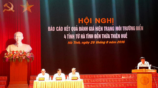 Hà Tĩnh: Công bố kết quả điều tra ô nhiễm môi trường biển 4 tỉnh miền Trung