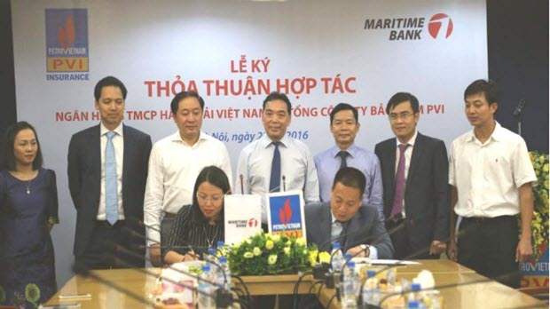 Maritime Bank và PVI ký thỏa thuận hợp tác song phương toàn diện