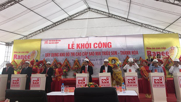 Khởi công xây dựng Khu đô thị cao cấp Sao Mai