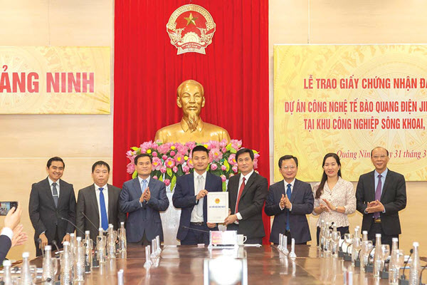 Nhiều tập đoàn lớn thế giới đầu tư vào Quảng Ninh