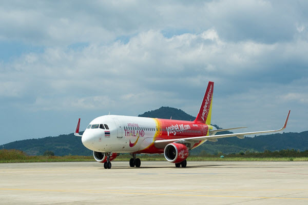 Trở lại bầu trời, Vietjet tiếp tục công bố khuyến mại lớn cho các đường bay tại Thái Lan với giá từ 9 Baht