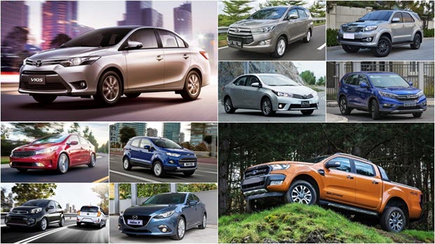  Hãng nào bán được nhiều xe nhất Việt Nam tháng 7/2017