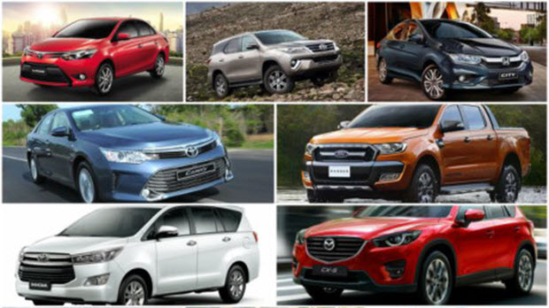  [Infographic] Top 10 xe ô tô bán chạy nhất tháng 7/2017