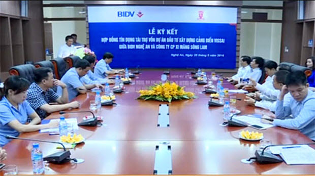  BIDV Nghệ An tài trợ 763 tỷ đồng cho Dự án Cảng biển Vissai